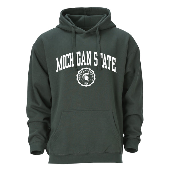 Michigan State University Heritage Hooded Sweatshirt (Hunter Green)