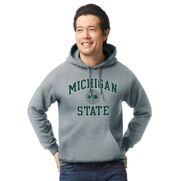 Michigan State University Heritage Hooded Sweatshirt (Charcoal)