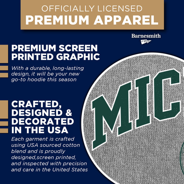 Michigan State University Heritage Hooded Sweatshirt (Charcoal)
