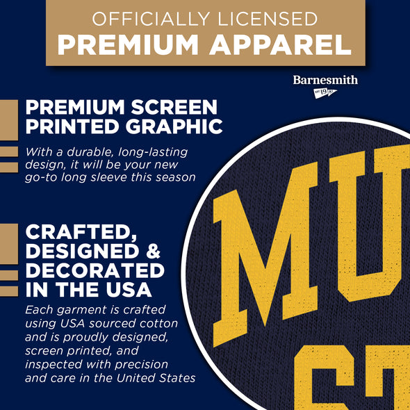 Murray State University Classic Long Sleeve T-Shirt (Navy)