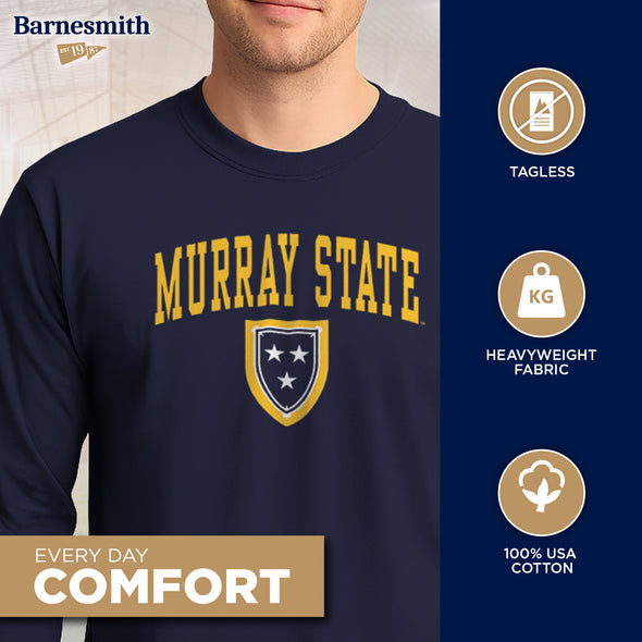 Murray State University Heritage Long Sleeve T-Shirt (Navy)