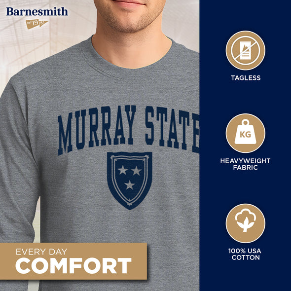 Murray State University Heritage Long Sleeve T-Shirt (Charcoal Grey)
