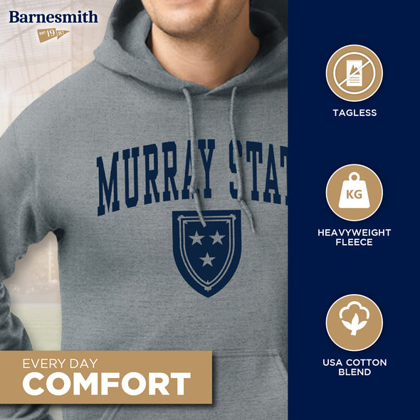 Murray State University Heritage Hooded Sweatshirt (Charcoal Grey)