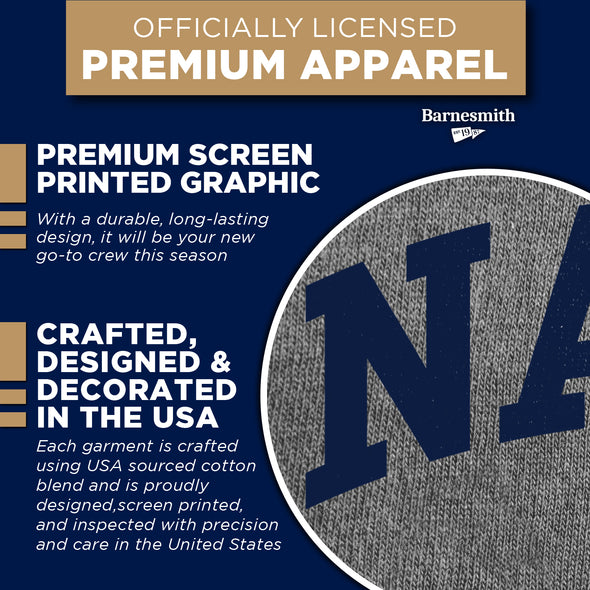 US Naval Academy (Navy) Classic Sweatshirt (Charcoal)