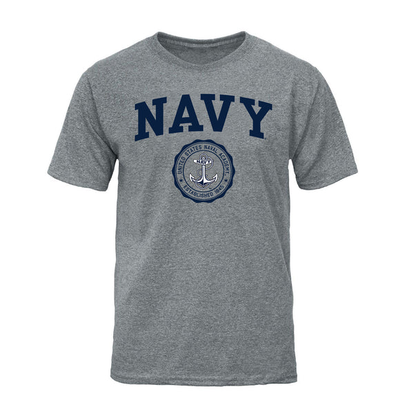 Navy Heritage T-Shirt (Charcoal Grey)