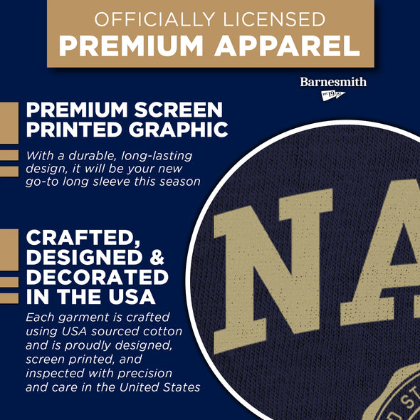 Navy Heritage Long Sleeve T-Shirt (Navy)