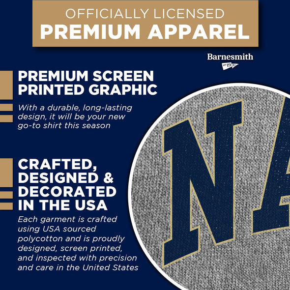 US Naval Academy (Navy) Spirit T-Shirt (Charcoal Grey)