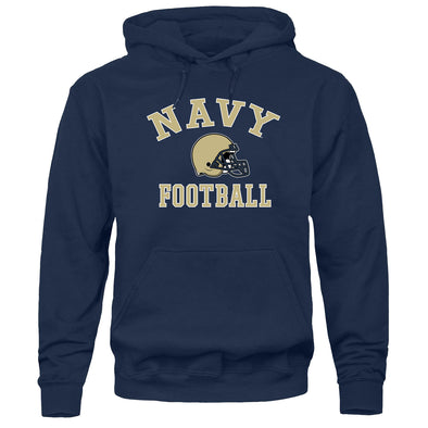 US Naval Academy (Navy) Football Hooded Sweatshirt (Navy)
