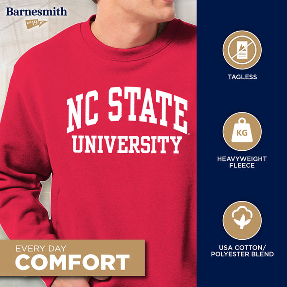 North Carolina State University Classic Sweatshirt (Red)