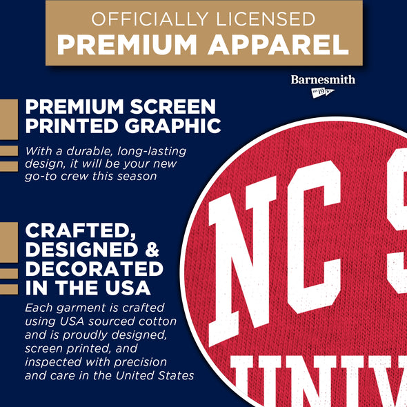 North Carolina State University Classic Sweatshirt (Red)