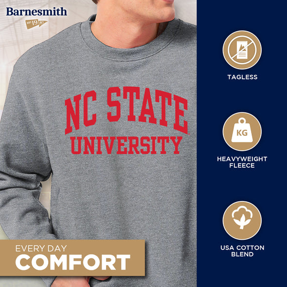 North Carolina State University Classic Sweatshirt (Charcoal)