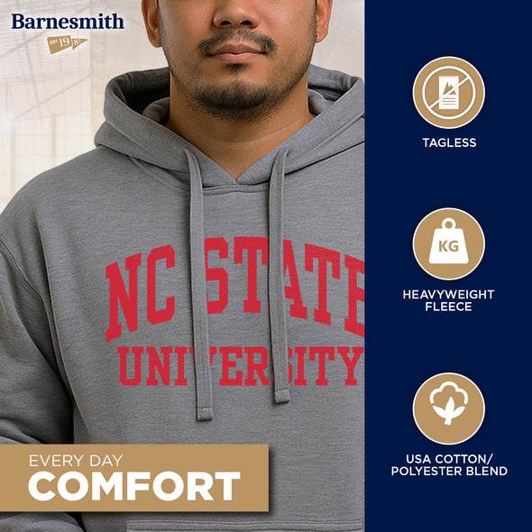 North Carolina State University Classic Hood (Charcoal)