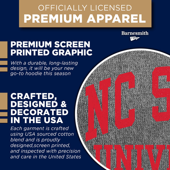 North Carolina State University Classic Hood (Charcoal)