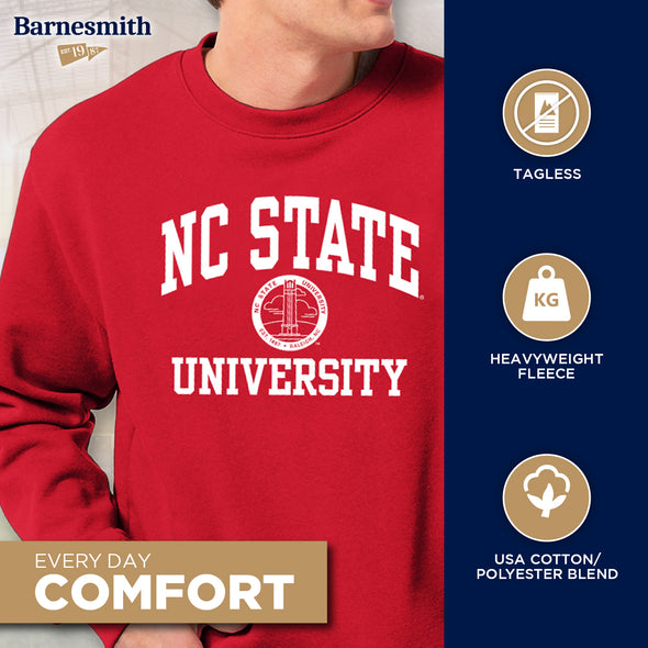 North Carolina State University Heritage Sweatshirt (Red)
