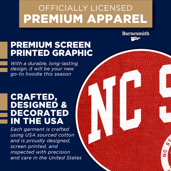 North Carolina State University Hooded Sweatshirt (Red)