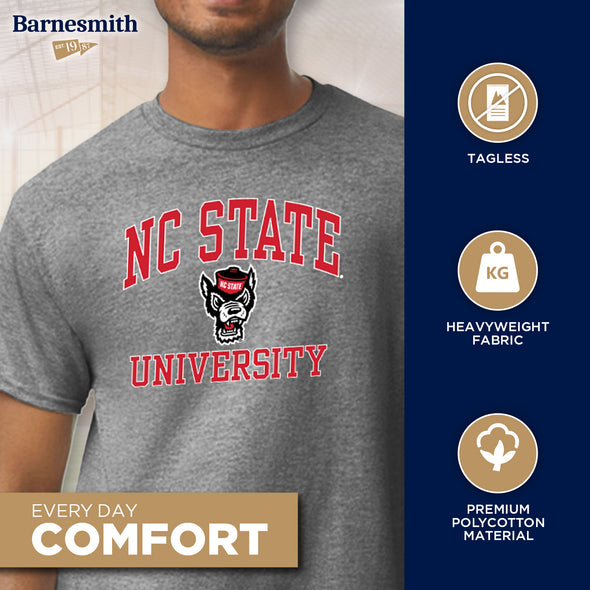 North Carolina State University Spirit T-Shirt (Charcoal Grey)