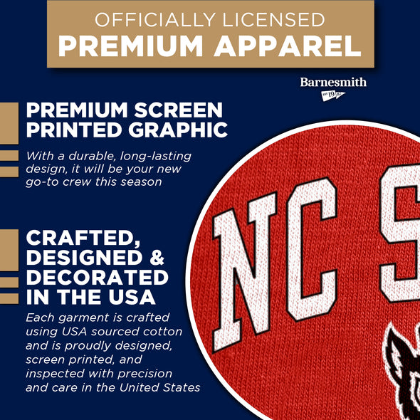 North Carolina State University Spirit Sweatshirt (Red)