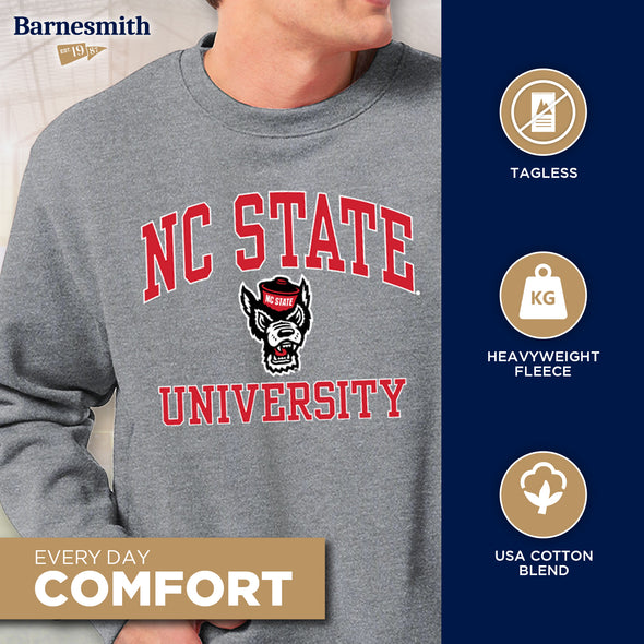 North Carolina State University Spirit Sweatshirt (Charcoal)