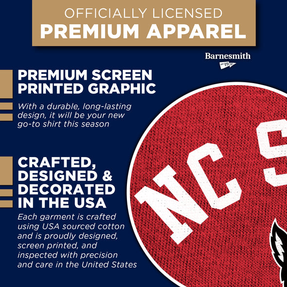 North Carolina State University Basketball T-Shirt (Red)