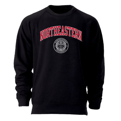 Northeastern University Heritage Crewneck Sweatshirt (Black)