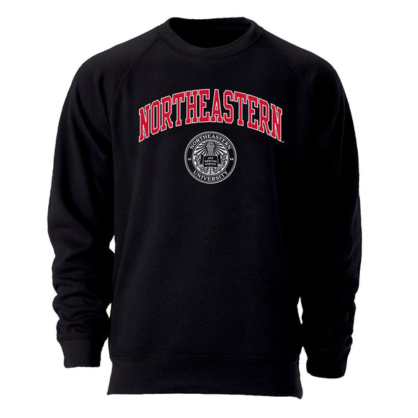 Northeastern University Heritage Crewneck Sweatshirt (Black)