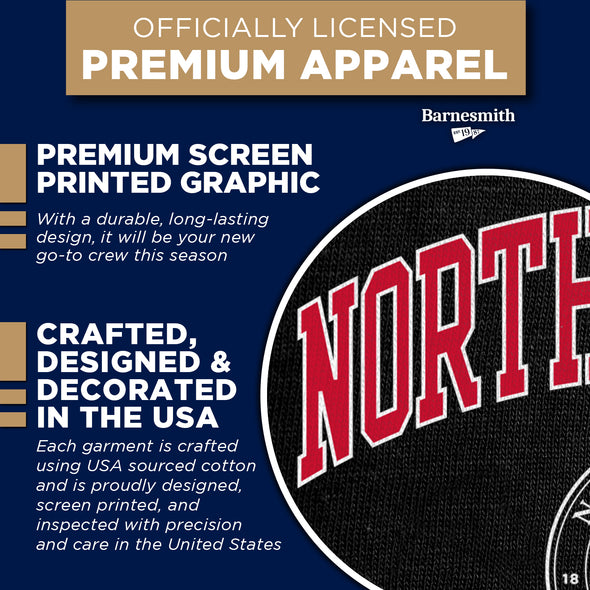 Northeastern University Heritage Crewneck Sweatshirt (Black)