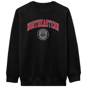 Northeastern University Heritage Crewneck Sweatshirt (Black)