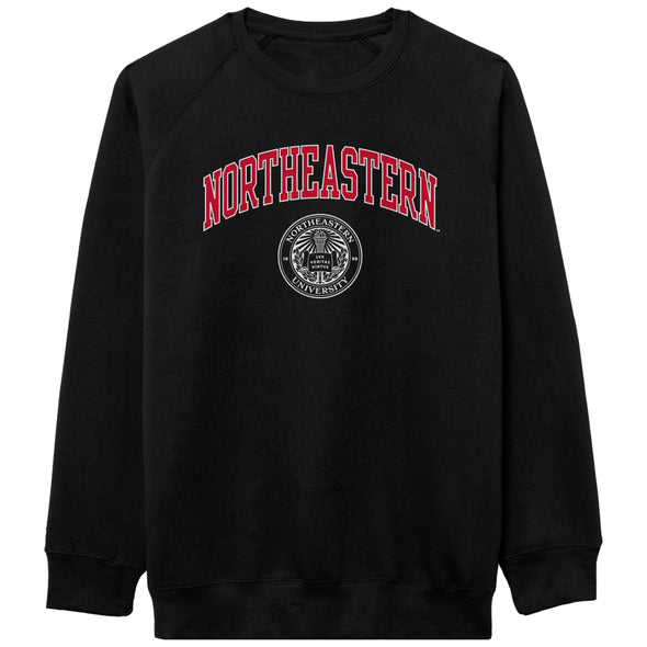 Northeastern University Heritage Crewneck Sweatshirt (Black)