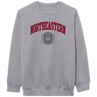 Northeastern University Heritage Crewneck Sweatshirt (Charcoal)