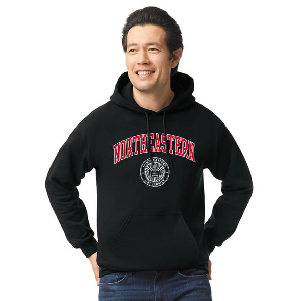 Northeastern University Heritage Hooded Sweatshirt (Black)