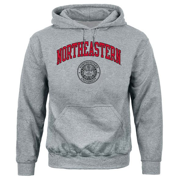 Northeastern University Heritage Hooded Sweatshirt (Charcoal)