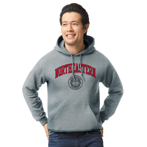 Northeastern University Heritage Hooded Sweatshirt (Charcoal)