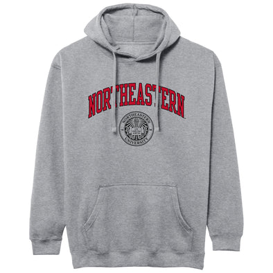 Northeastern University Heritage Hooded Sweatshirt (Charcoal)