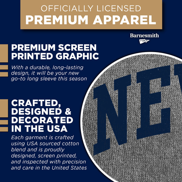 University of Nevada Reno Classic Long Sleeve T-Shirt (Charcoal Grey)