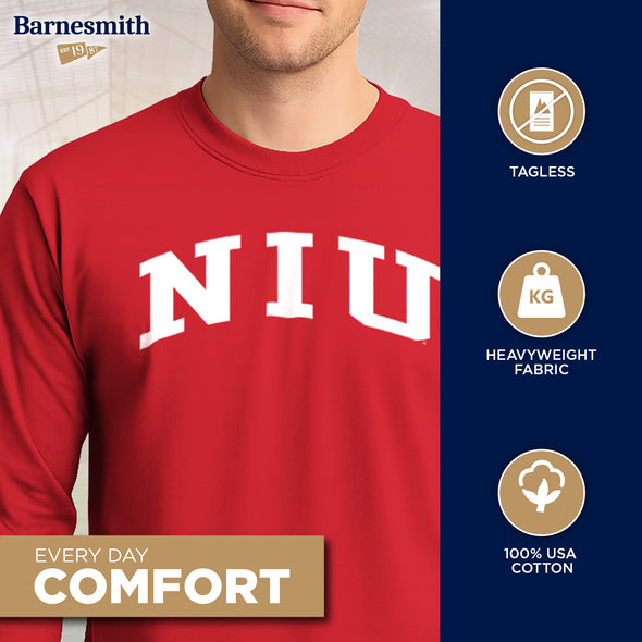 Northern Illinois University Classic Long Sleeve T-Shirt (Red)