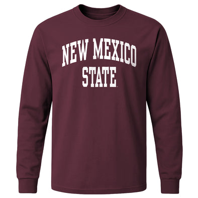 New Mexico State University Classic Long Sleeve T-Shirt (Maroon)