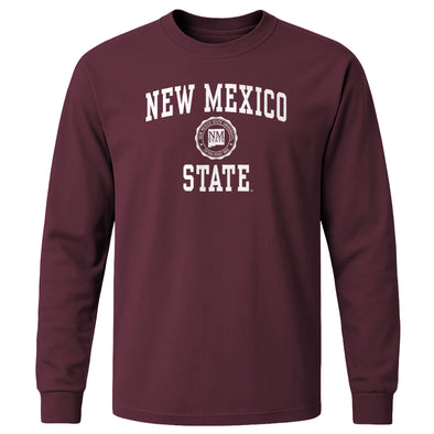 New Mexico State University Heritage Long Sleeve T-Shirt (Maroon)