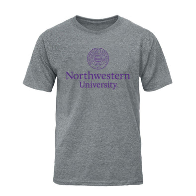 Northwestern University Heritage T-Shirt (Charcoal Grey)