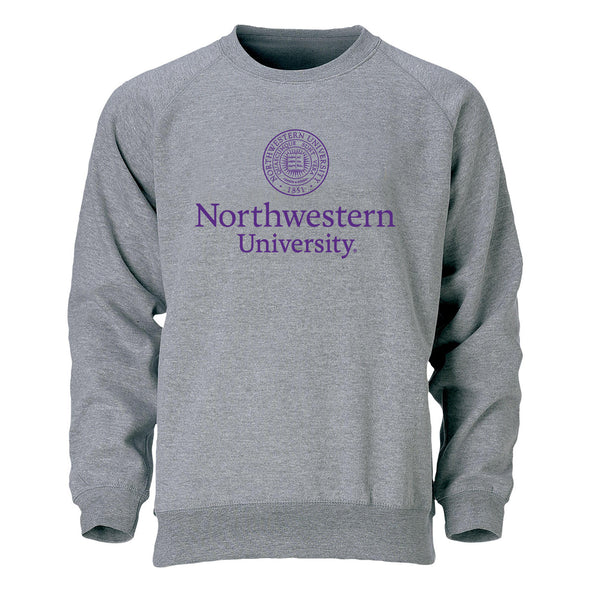 Northwestern University Heritage Crewneck Sweatshirt (Charcoal)
