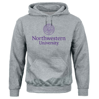 Northwestern University Heritage Hooded Sweatshirt (Charcoal)
