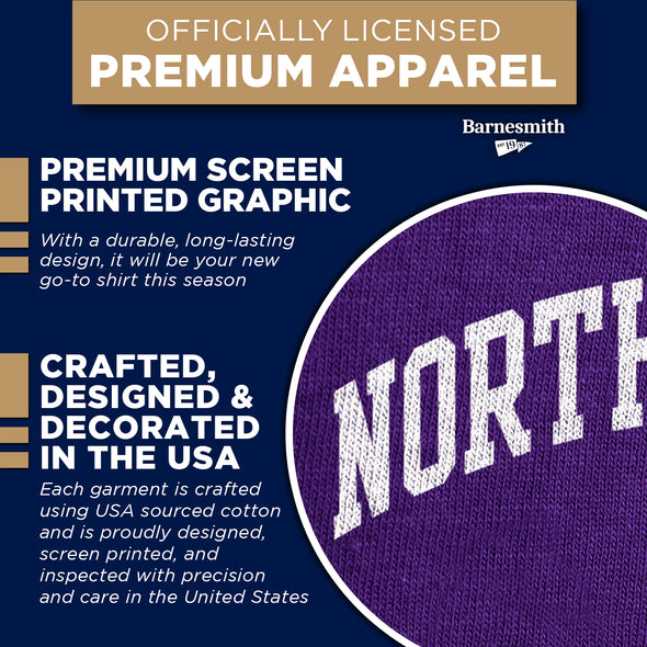 Northwestern University Spirit T-Shirt (Purple)