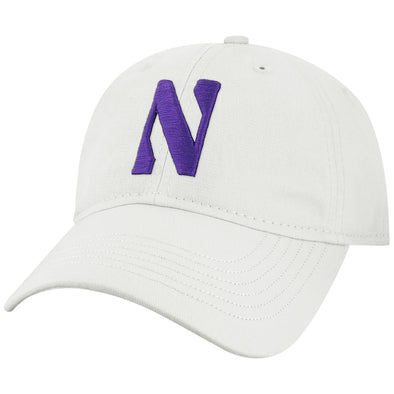 Northwestern University Spirit Baseball Hat One-Size (White)