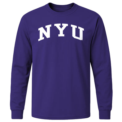 New York University Classic Long Sleeve T-Shirt (Violet)