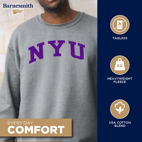 New York University Classic Sweatshirt (Charcoal)