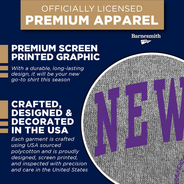 New York University Heritage T-Shirt (Charcoal Grey)