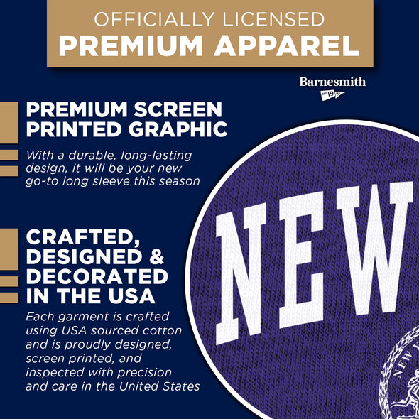New York University Heritage Long Sleeve T-Shirt (Violet)
