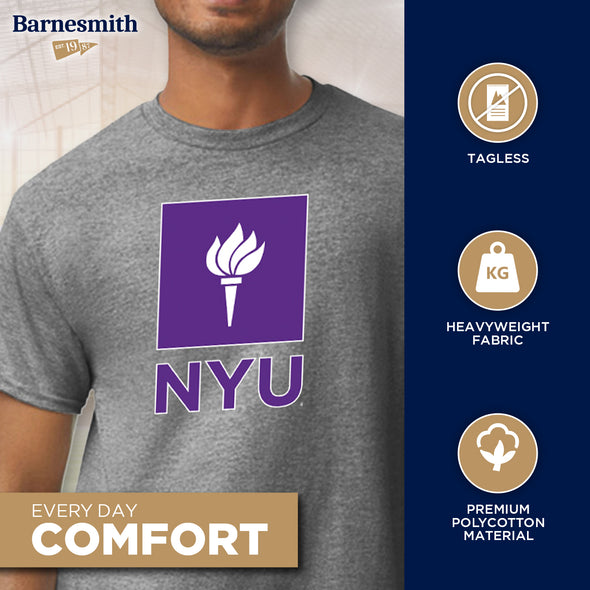 New York University Spirit T-Shirt (Charcoal Grey)