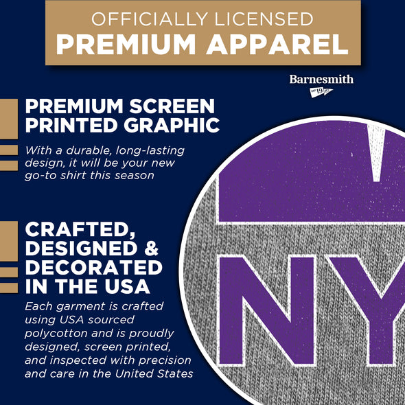 New York University Spirit T-Shirt (Charcoal Grey)