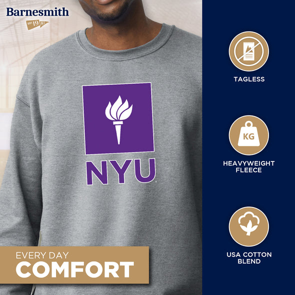 New York University Spirit Sweatshirt (Charcoal Grey)