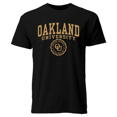 Oakland University Heritage T-Shirt (Black)